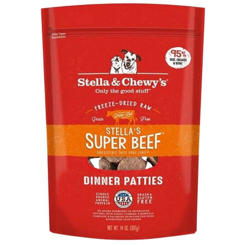 Stella & Chewy's - Freeze Dried Stella's Super Beef Dinner Patties