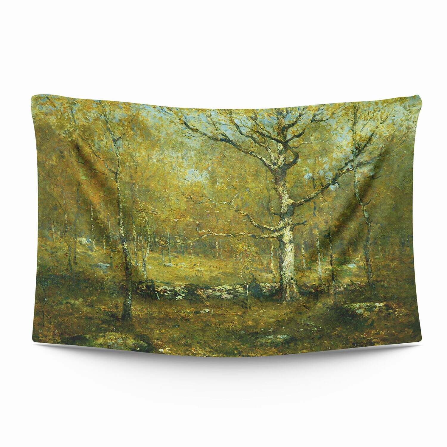 Oil Painting Forest Wall Tapestry Art Decor