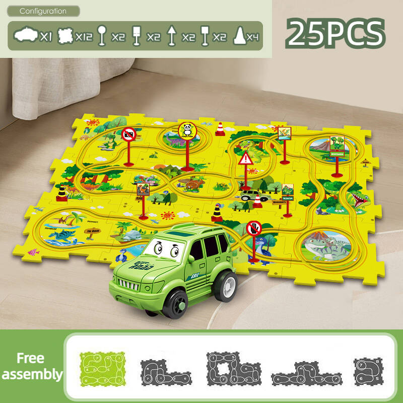 Hot Sales - 49% OFFChildren's Educational Puzzle Track Car Play Set