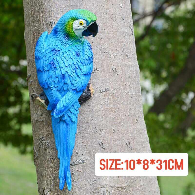 Resin Parrot Bird Statue