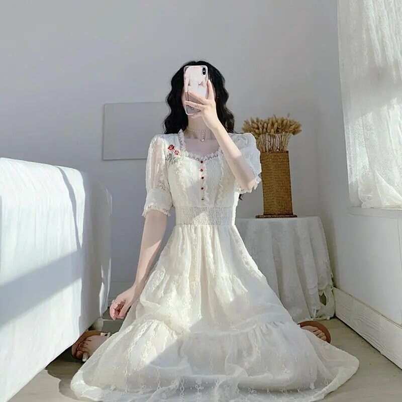 Niche Fairy Lace Dress