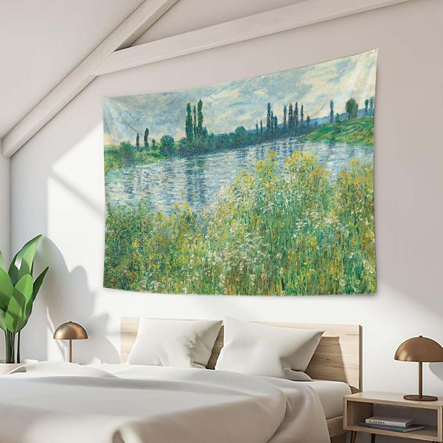Oil Painting Floral Wall Tapestry Art Decor
