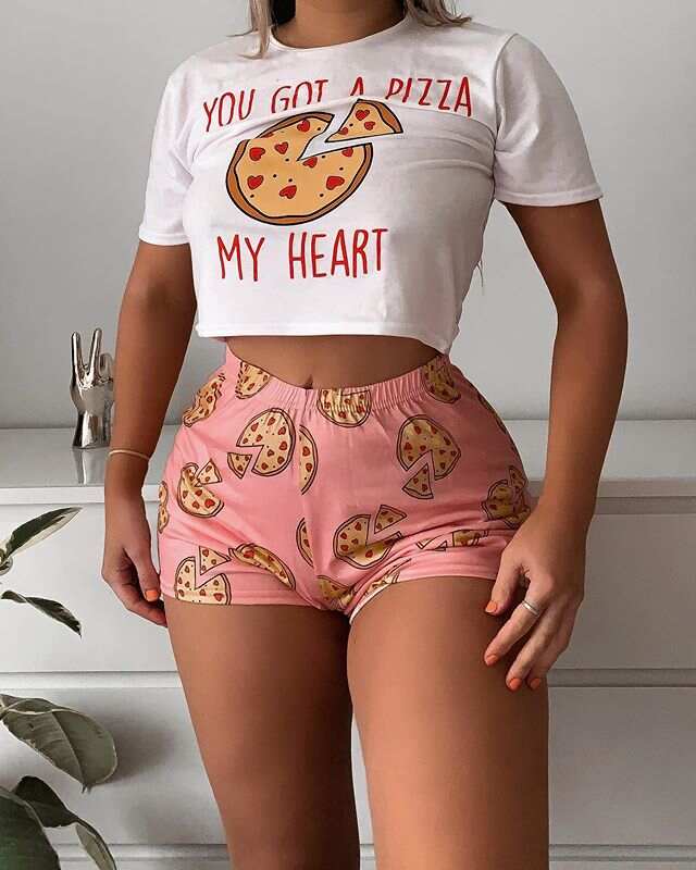 Top and Shorts Pizza Pattern