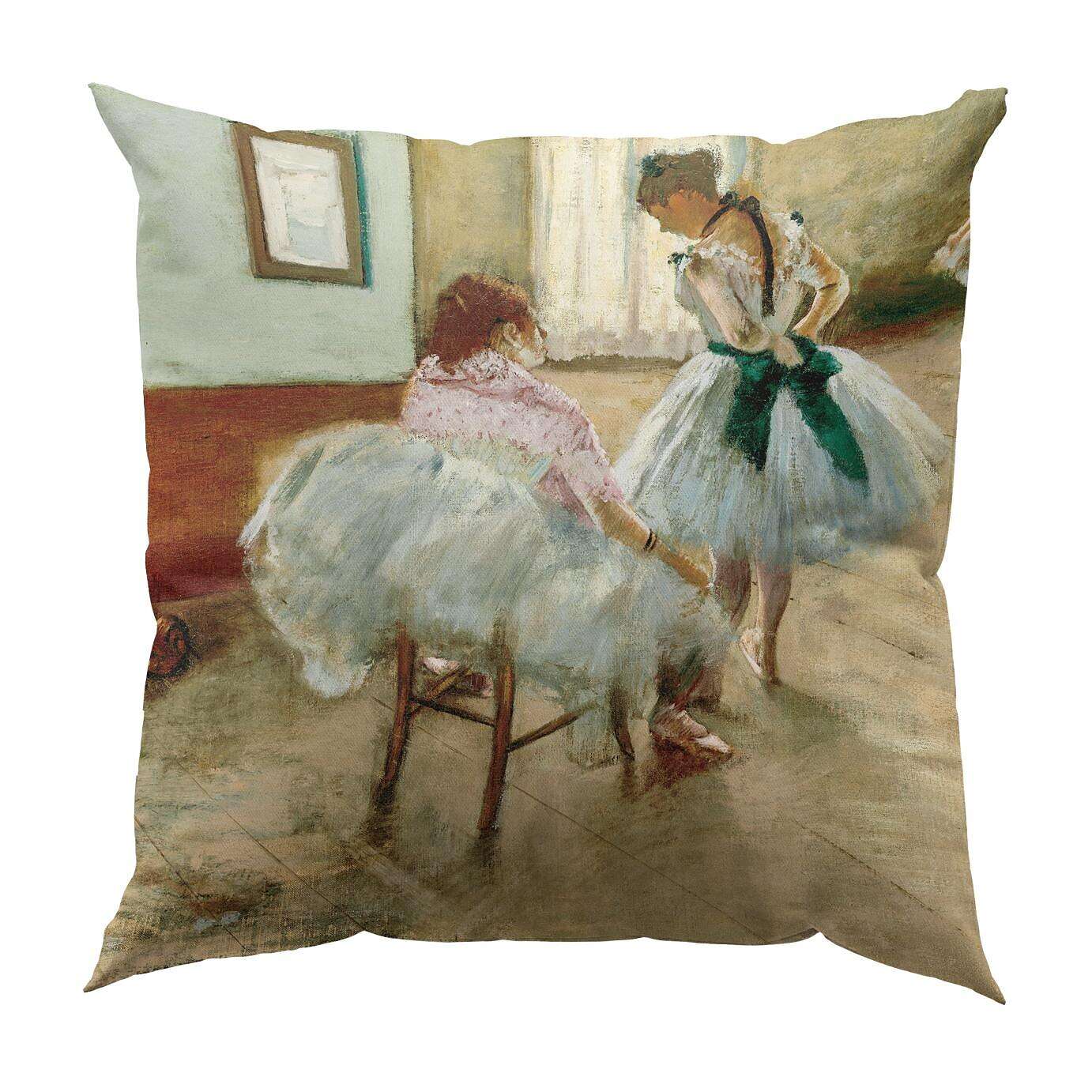 Edgar Degas Painting Double Side Pillow Cover 4PC Ballerina Soft