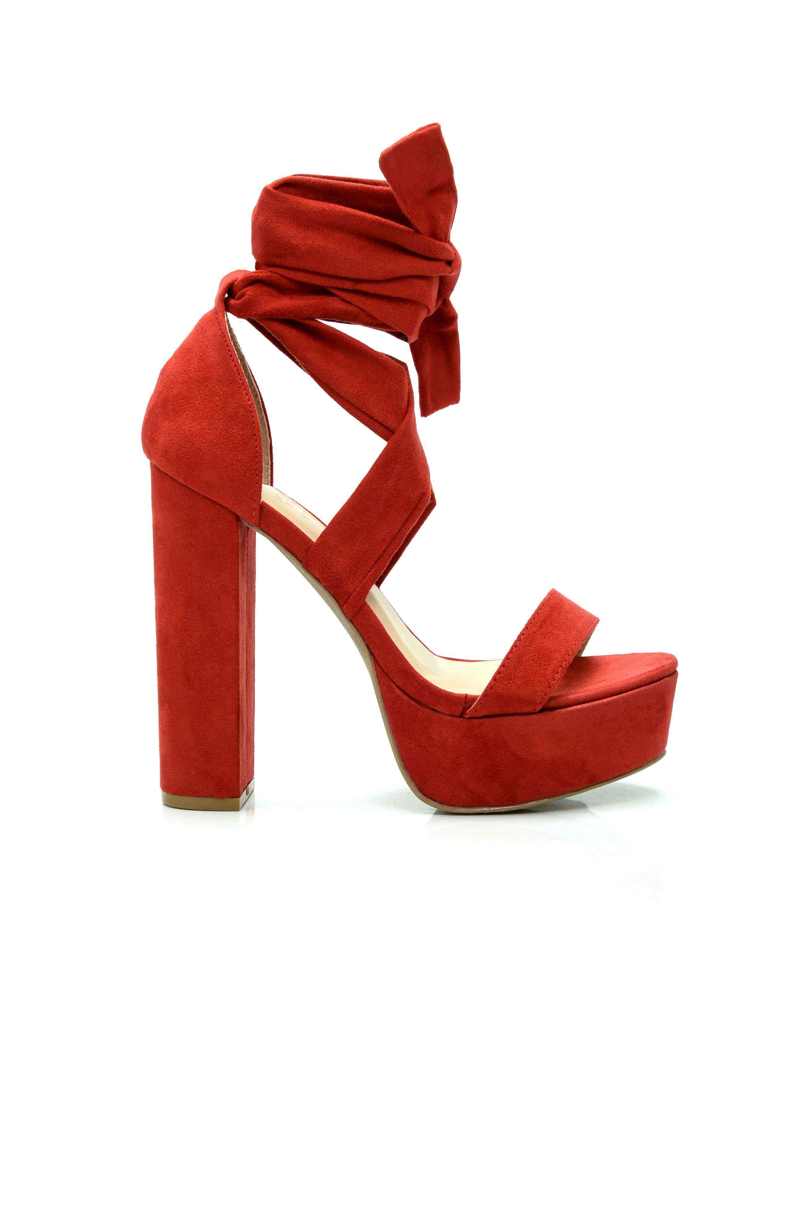 Plot Twist Heel   Red