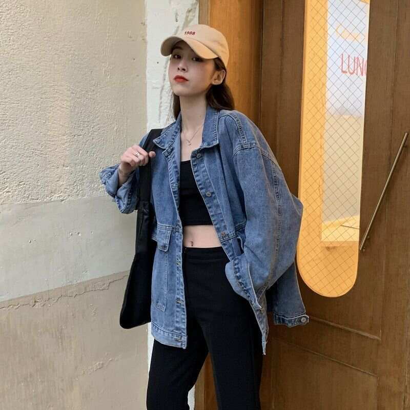 Denim Jacket Loose And Versatile