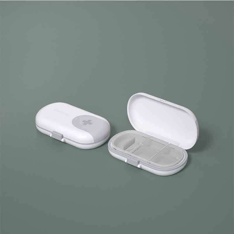 4 Compartments Portable Travel Pill Organizer