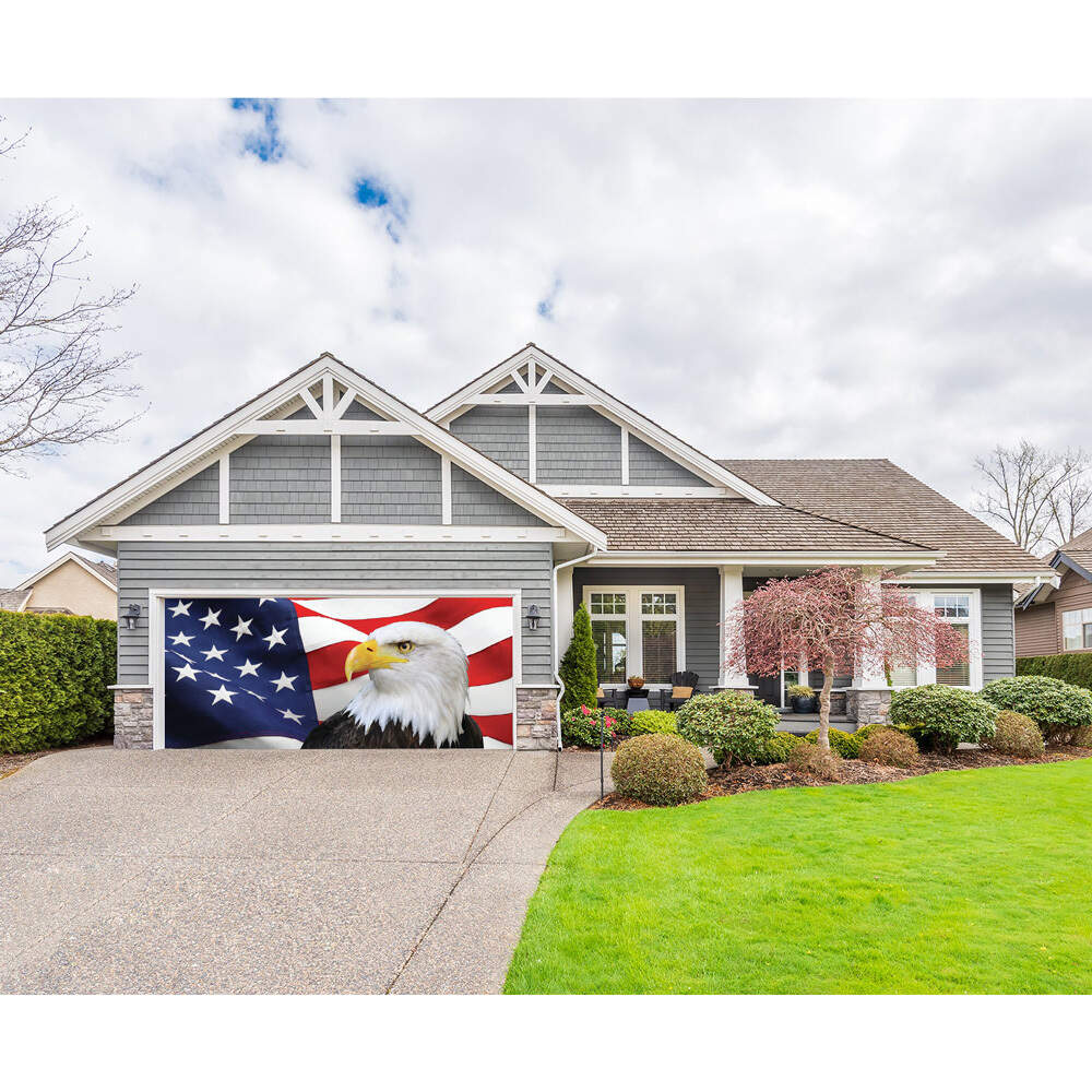 Patriotic Garage Door Mural