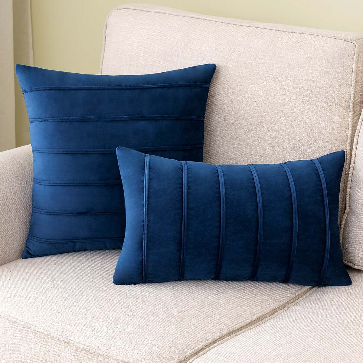 Solid Color Velvet Pillowcase Cushion Cover