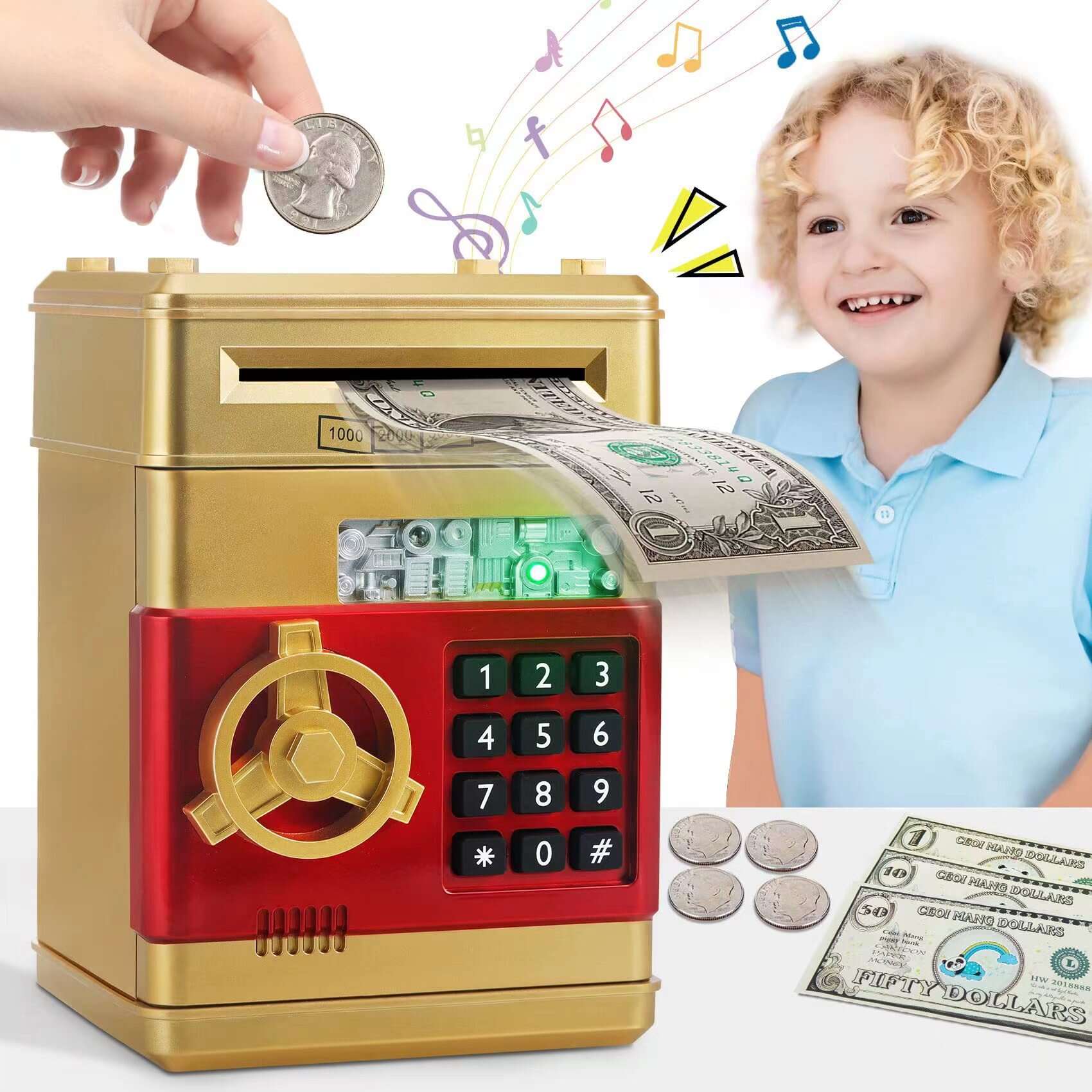 💵Electronic Password Piggy Bank - Mini ATM💵-👍Buy 2 Save 15%