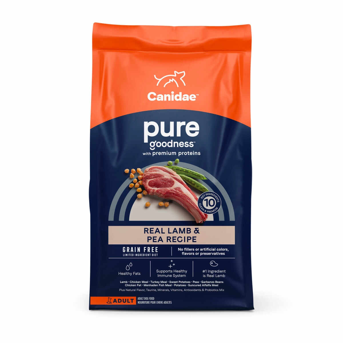 Canidae PURE Grain Free Dry Dog Food - Lamb & Pea