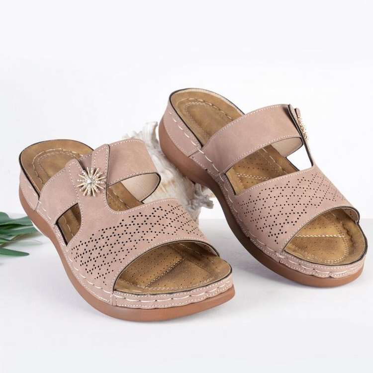 Fashion non-slip sandals with diamonds