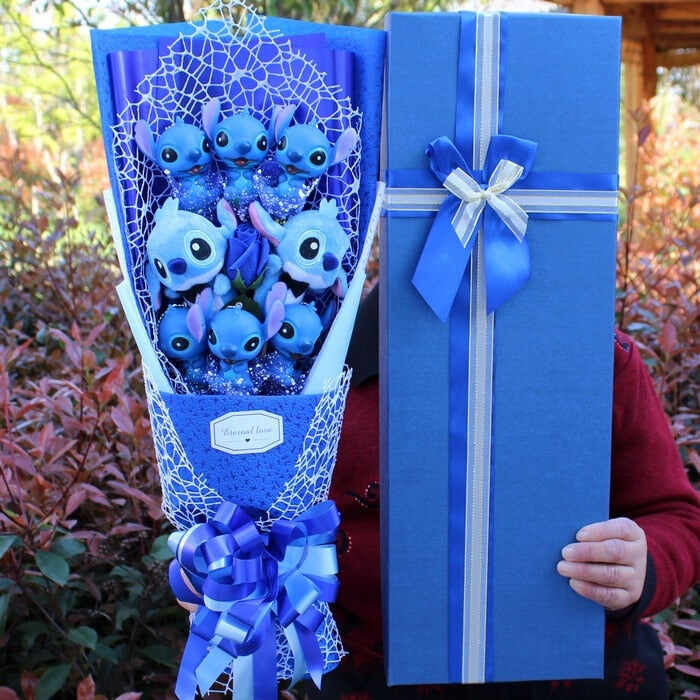 Pink or Blue Stitch Bouquet