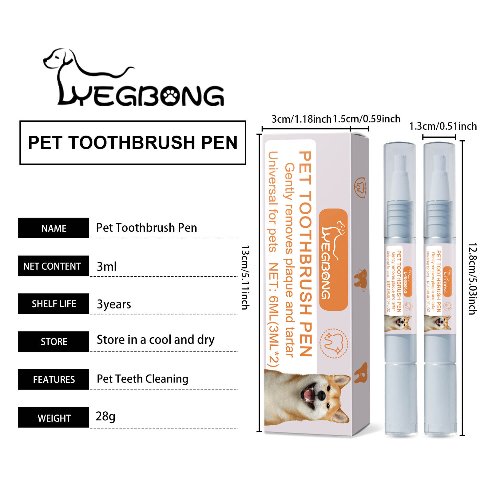 Pet Toothbrush Pen