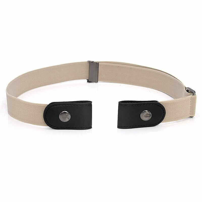 Free Buckle Women Stretchy Belt