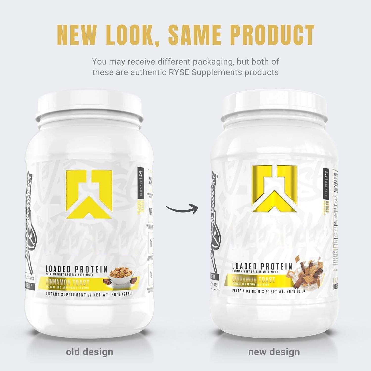 Loaded Protein Powder | 25g Whey Protein Isolate & Concentrate | with Prebiotic Fiber & MCTs | Low Carbs & Low Sugar