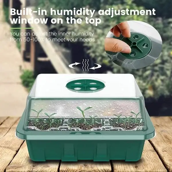 (🔥Spring Promotion 48% OFF) Seed Starter Trays with Grow Light