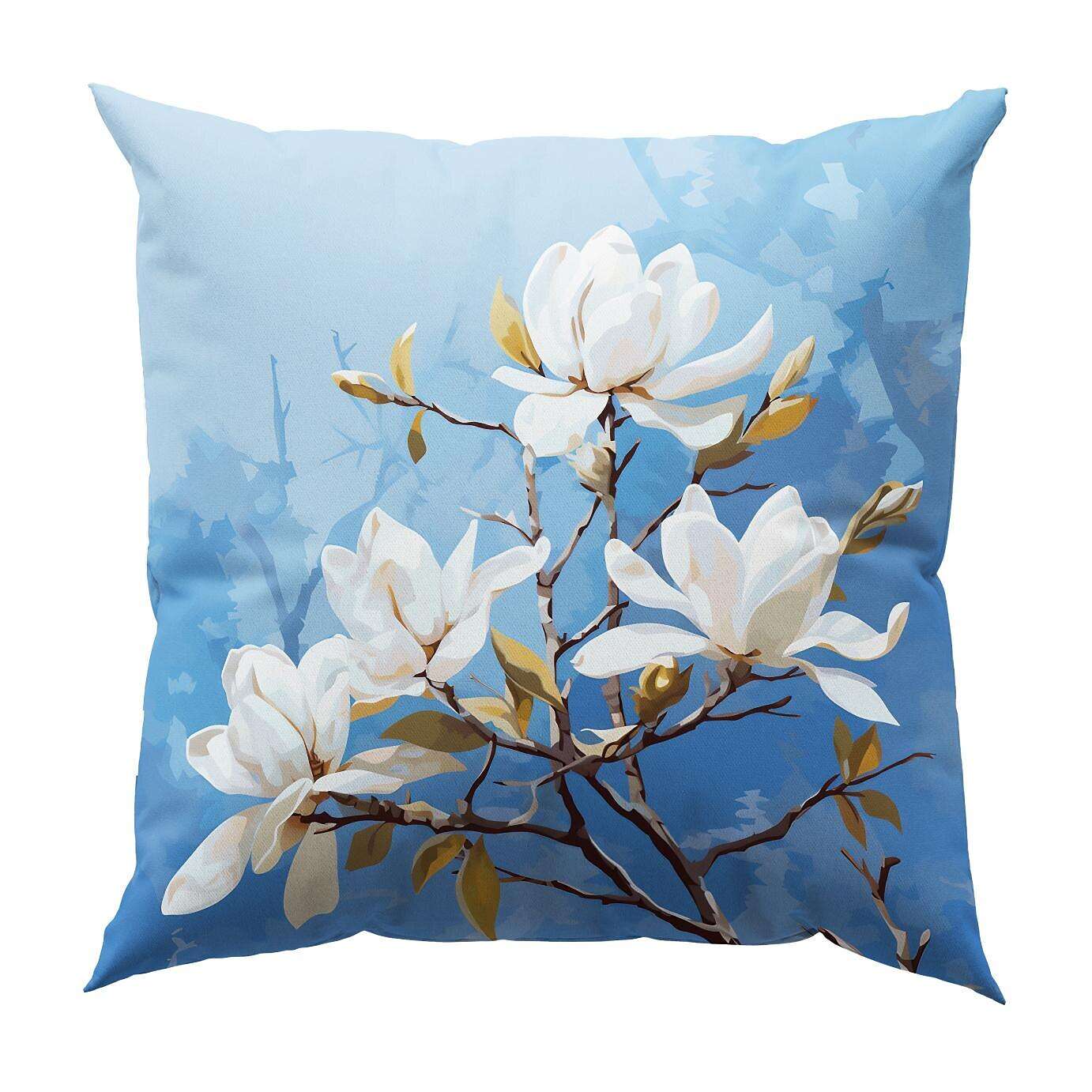 Floral Plant Pillow Cover 1PC