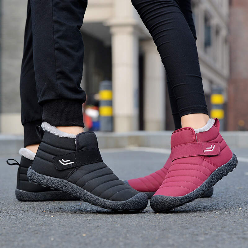 Men's And Women's Same Style Thick Waterproof Ankle Boots