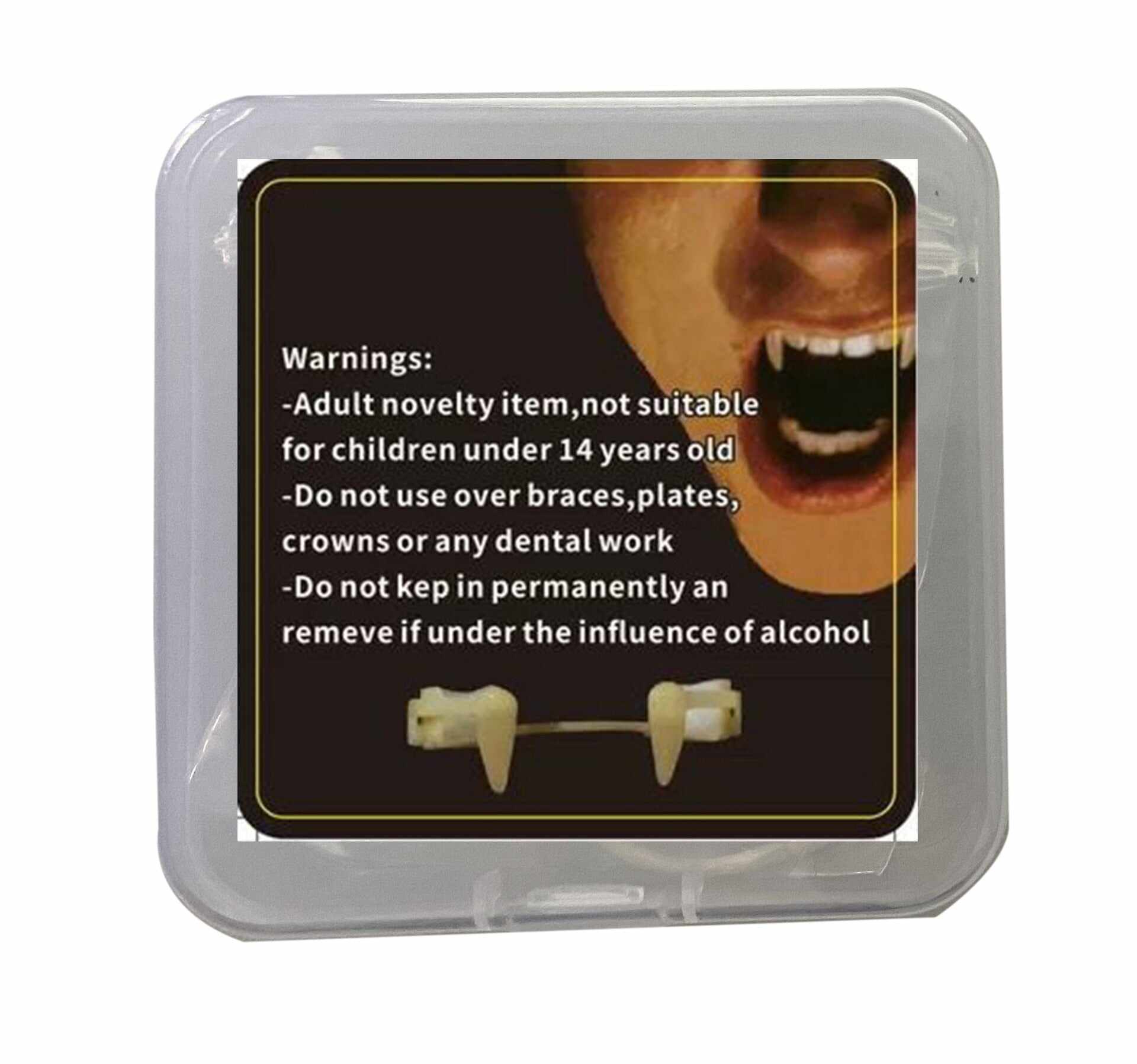 Retractable Halloween Vampire Fangs