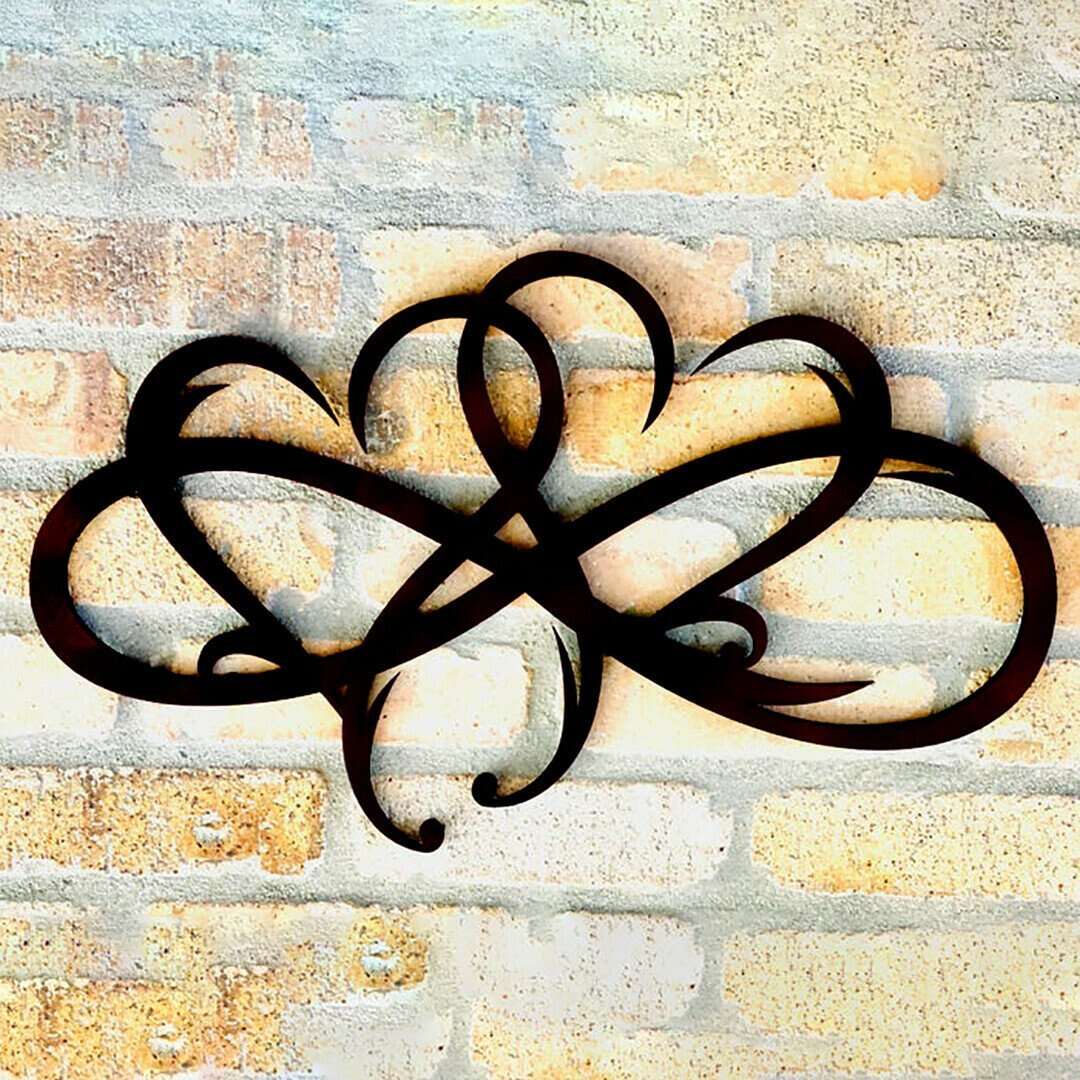 Last Day Promotion 49% OFF - Infinity heart-Steel wall decor Metal Wall art