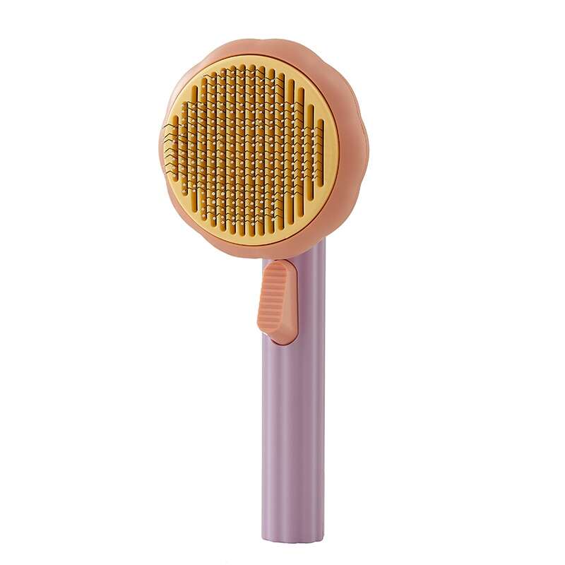 Pumpkin Self Cleaning Slicker Comb