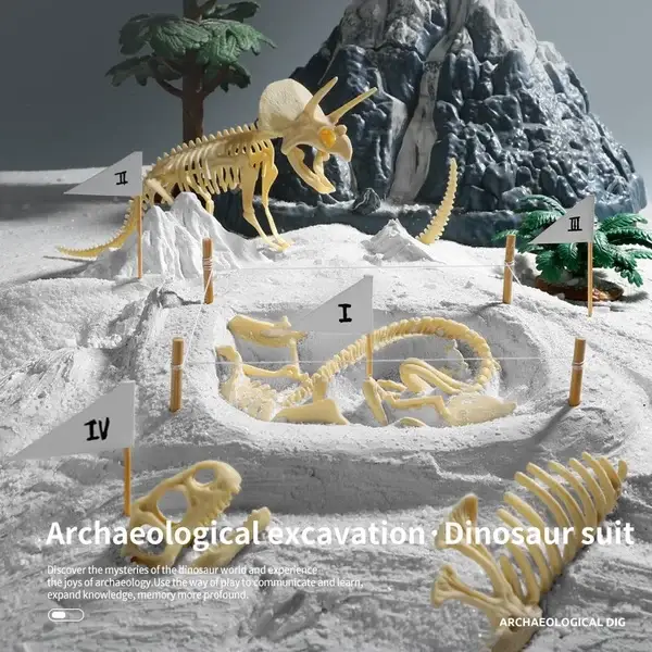 Great Educational Toy for Kids🎁New Arrival Dinosaur Fossil Digging Kit - Get Three Tools For Free🔥