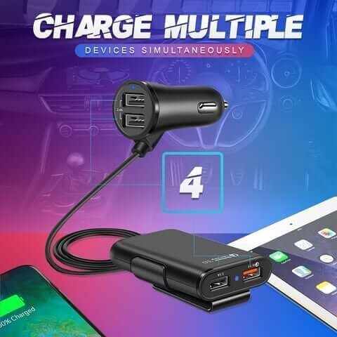 🔥Last Day Promotion 49% OFF - Four Ports Car Fast Charger (BUY 3 SAVE 15% & FREE SHIPPING)