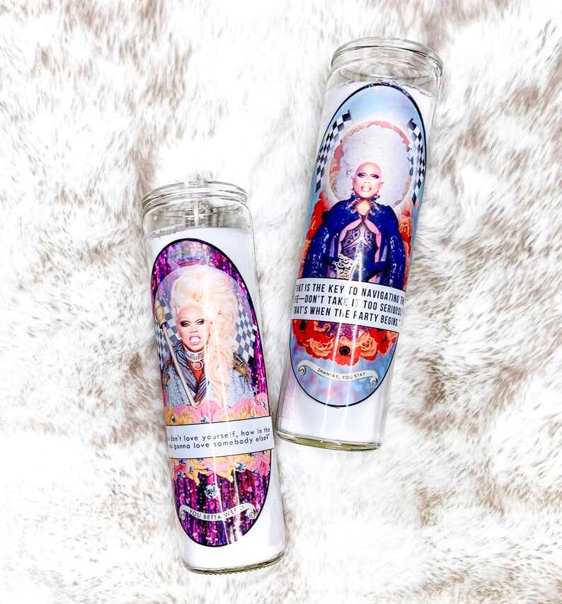 RuPaul Charles Pop Culture Votive Candle