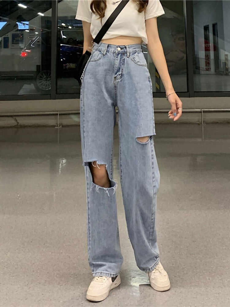 Wide Leg Loose Straight Pants