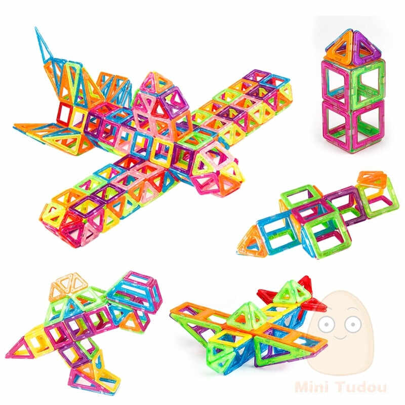 Mini 200PCS - Magnetic Designer Constructor Toy