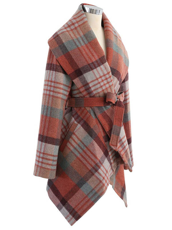 Coral Check Pattern RABATO Jacket