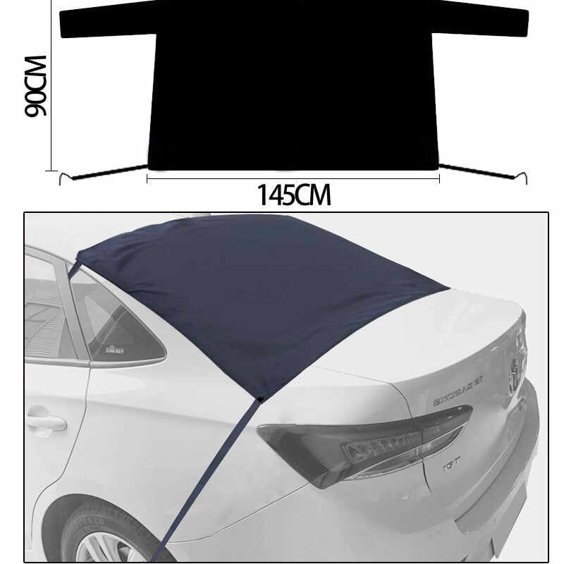 MAGNETIC COVER CAR WINDSHIELD PROTECTOR - BLACK