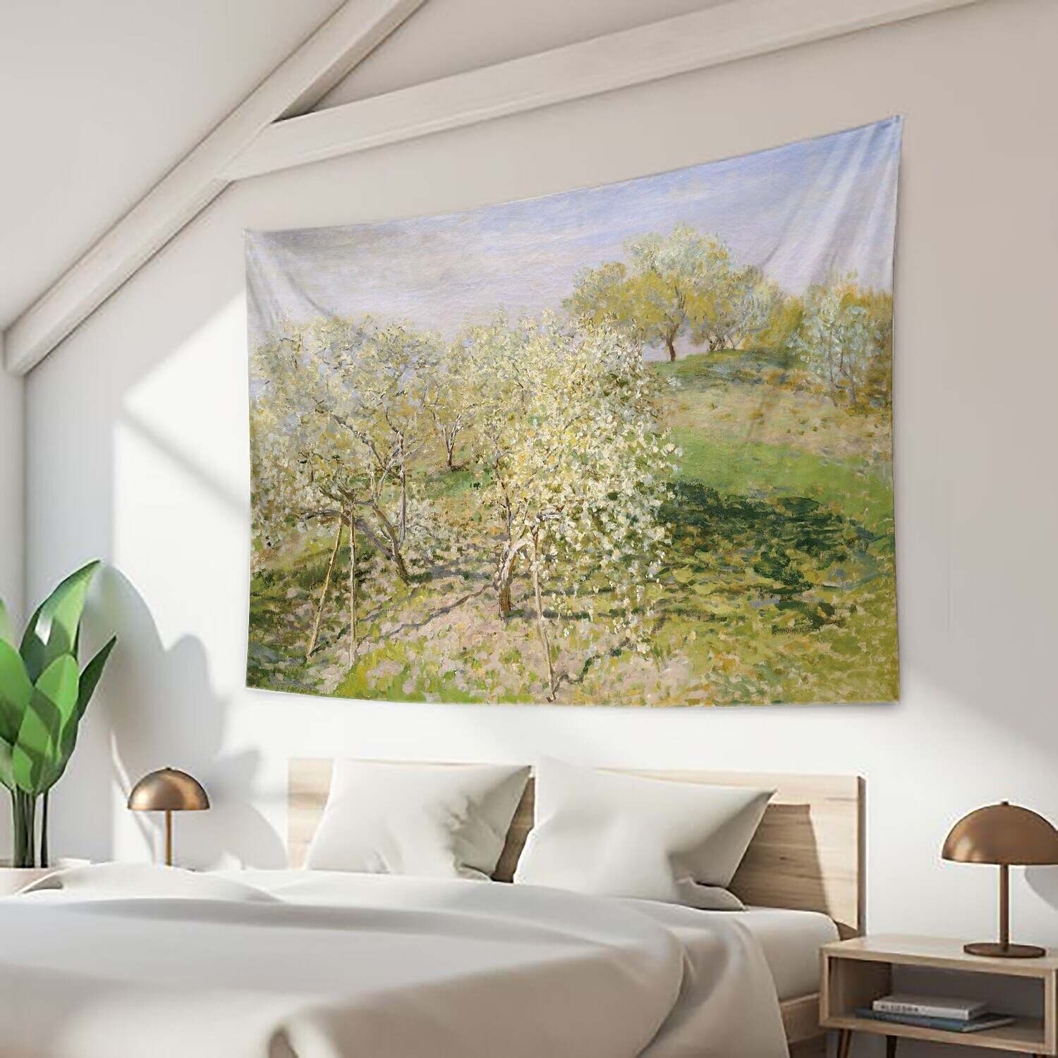 Oil Painting Floral Wall Tapestry Art Decor