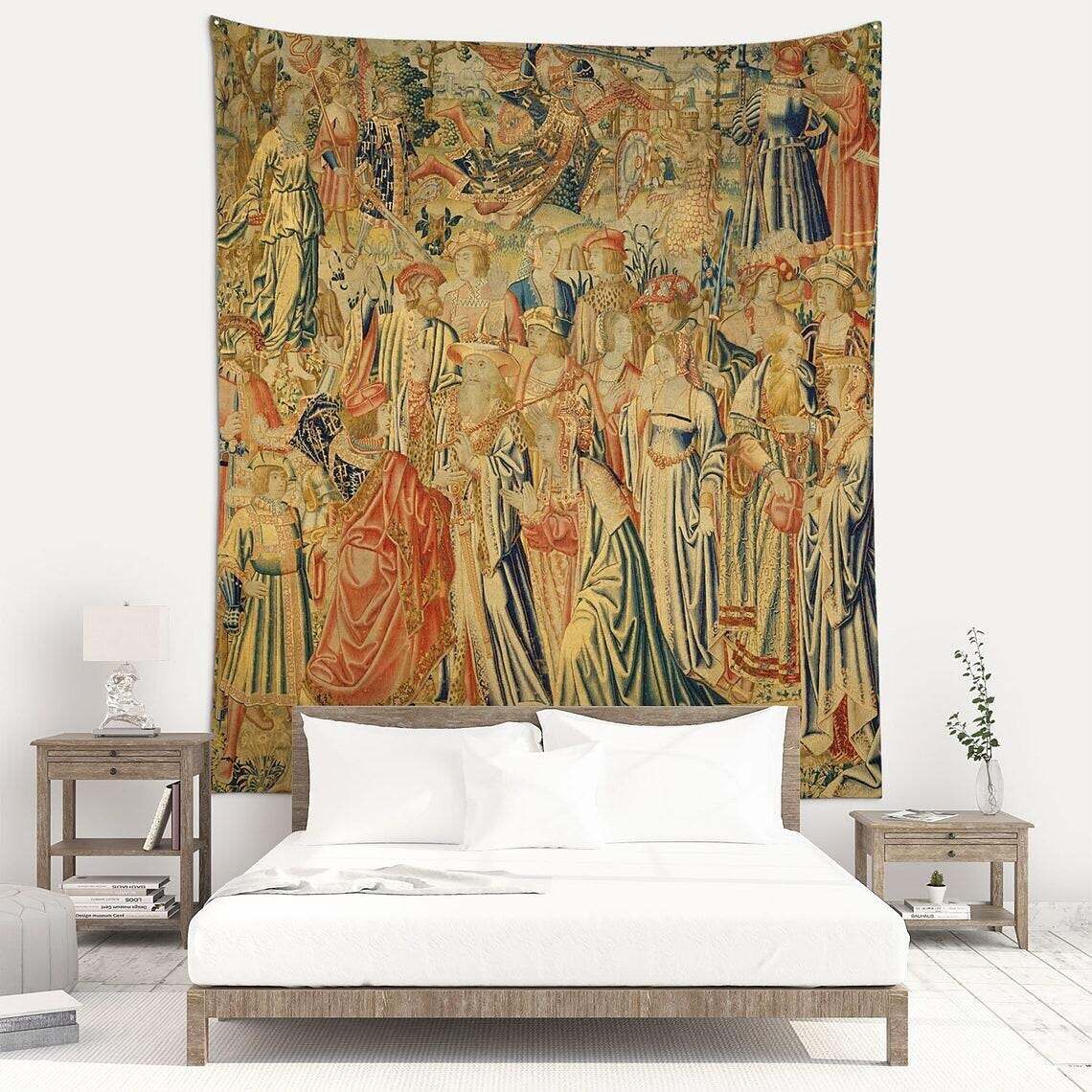 Medieval Painting Wall Tapestry Art Decor