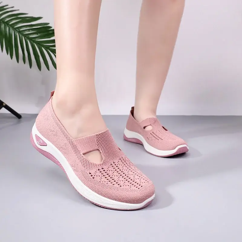 Last Day 49% OFF -Women's Woven Orthopedic Breathable Soft Sole Shoes