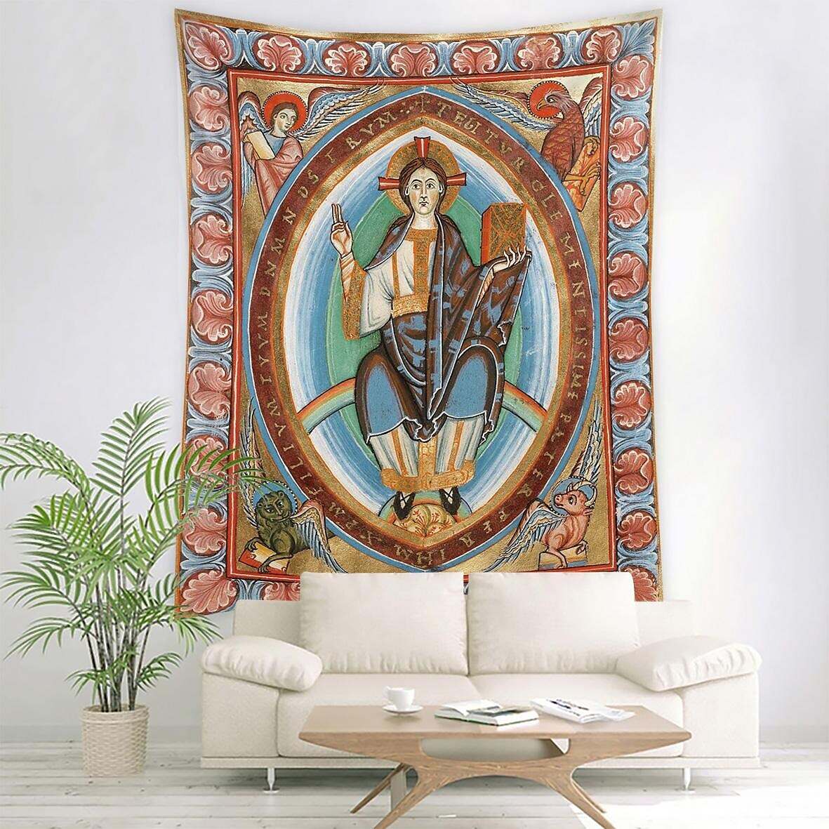 Medieval Painting Wall Tapestry Art Decor Bedroom Living Room Decoration