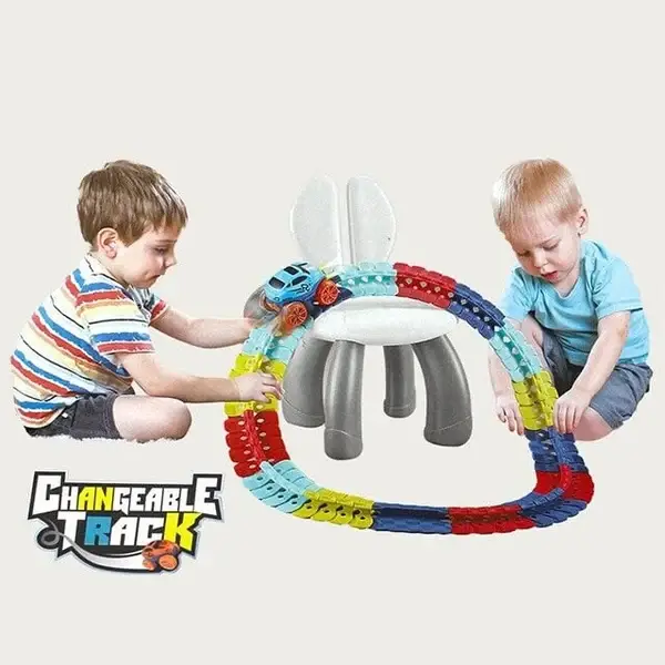 49% OFF - Changeable Track with LED Light-Up Race Car🏎🏁