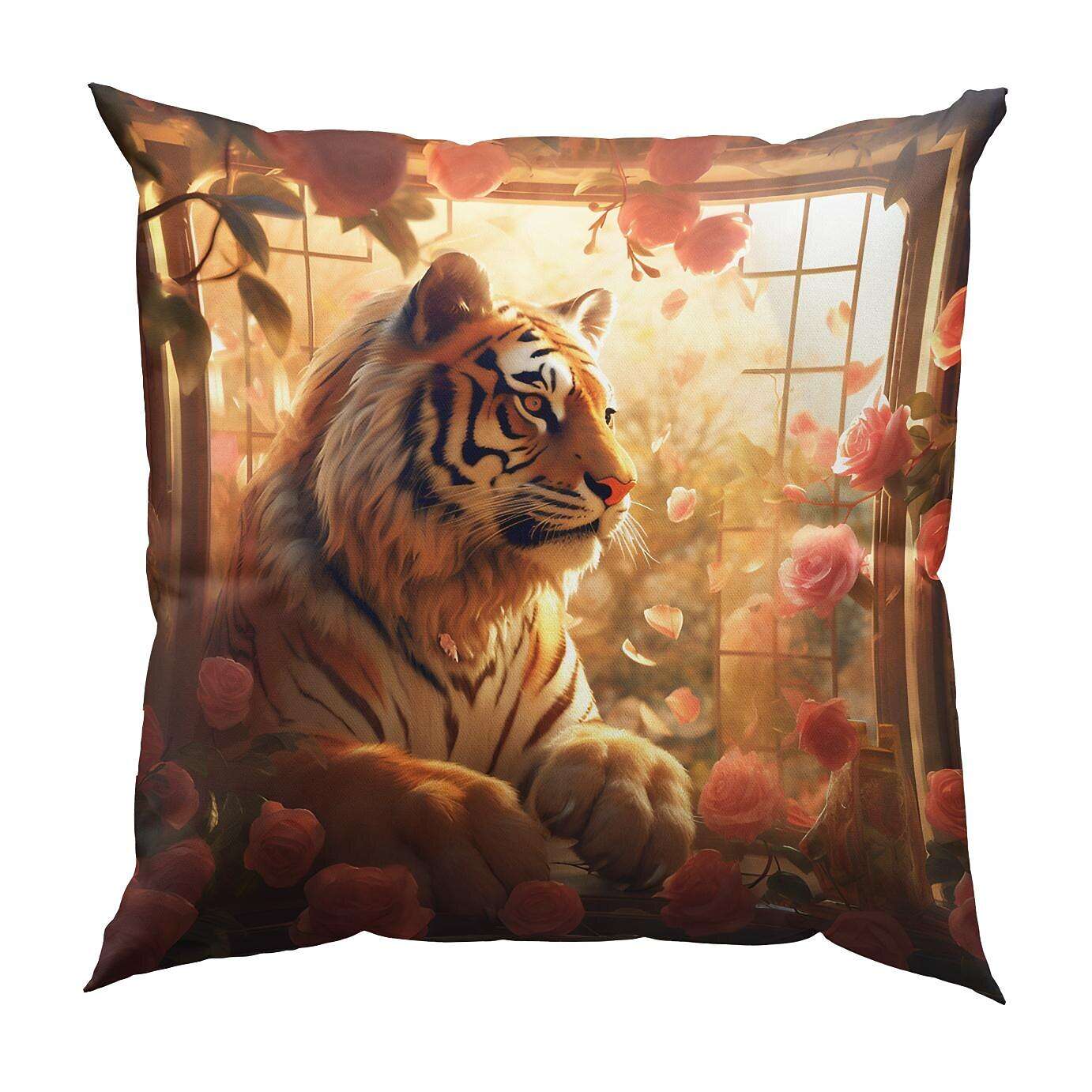 Wild Woman Tiger Pillow Cover 1PC