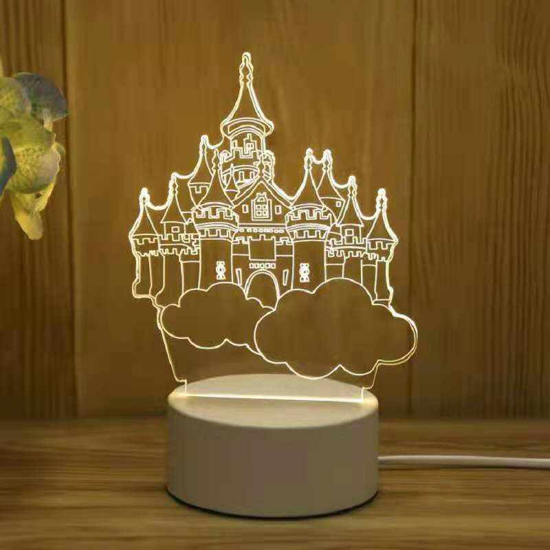 Children's gift lamp smart home eye protection 3D light