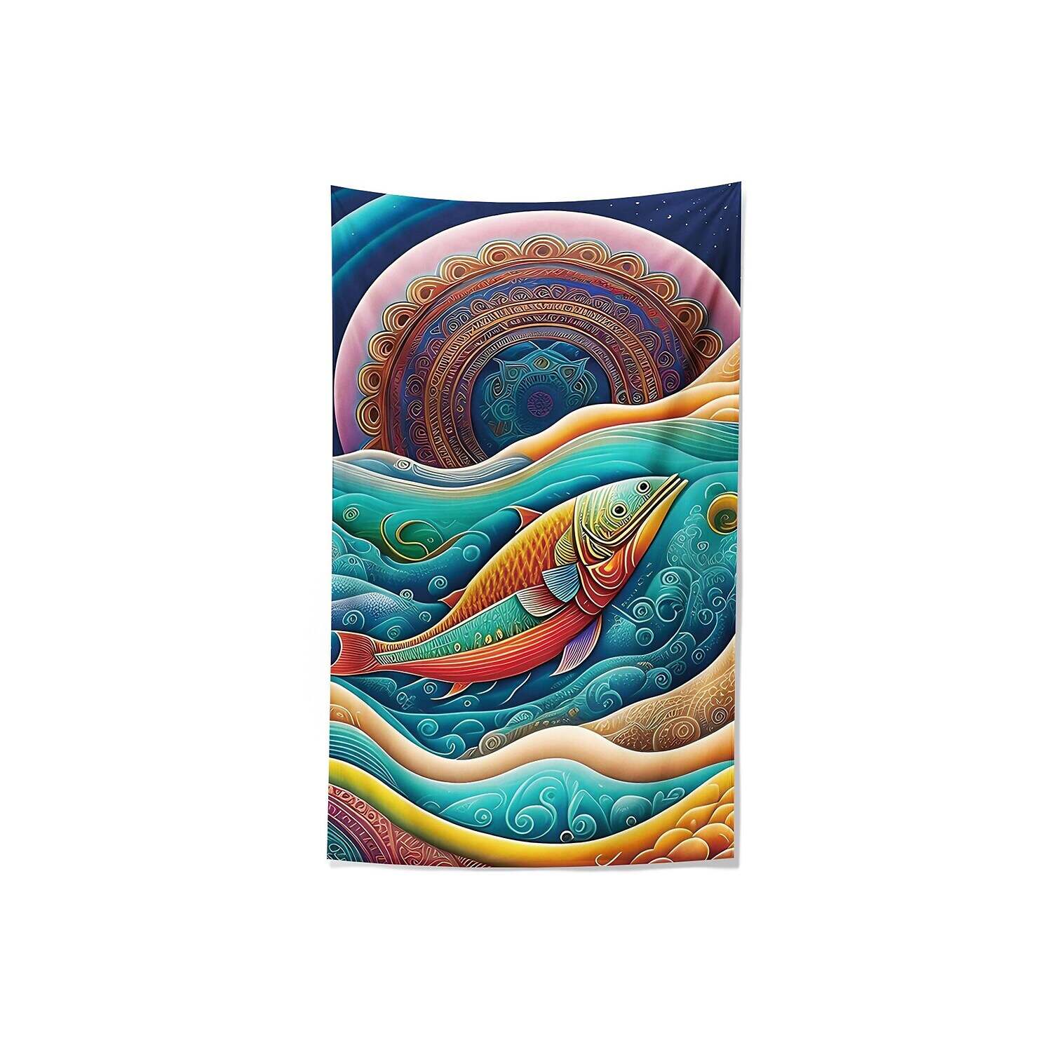 Fish Ocean Wall Tapestry Art Decor