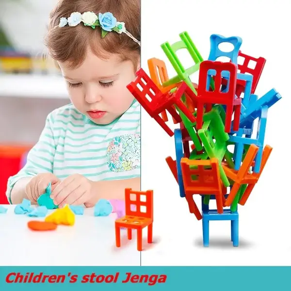 Christmas Hot Sale 48% OFF - Chairs Stacking Tower Balancing Game (18pcs)