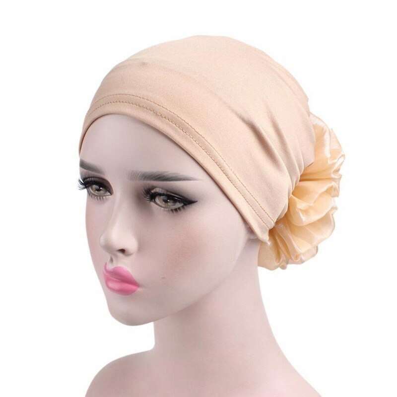 Woman Big Flower Turban Hair Accessories