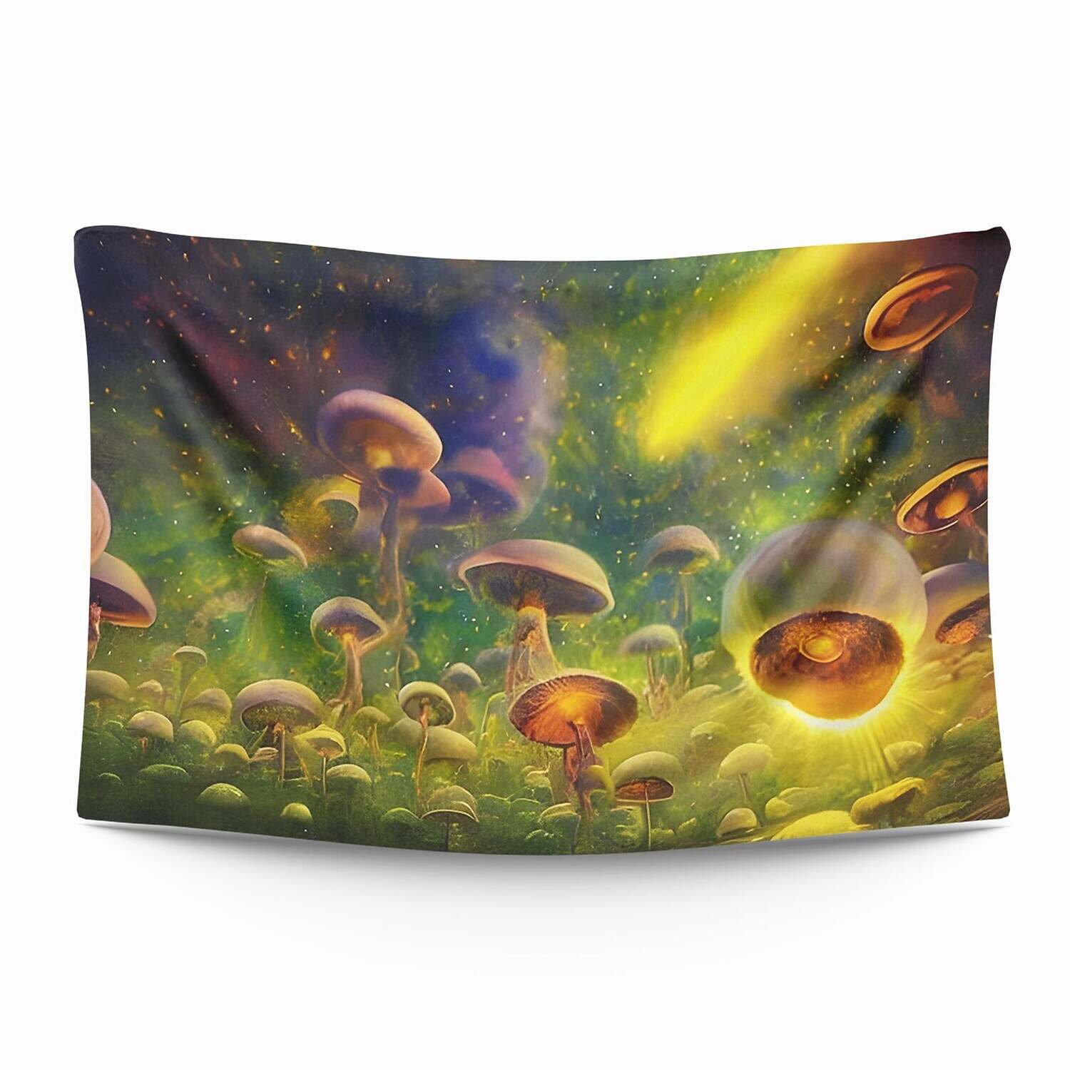 Trippy Mushroom Wall Tapestry Art Decor