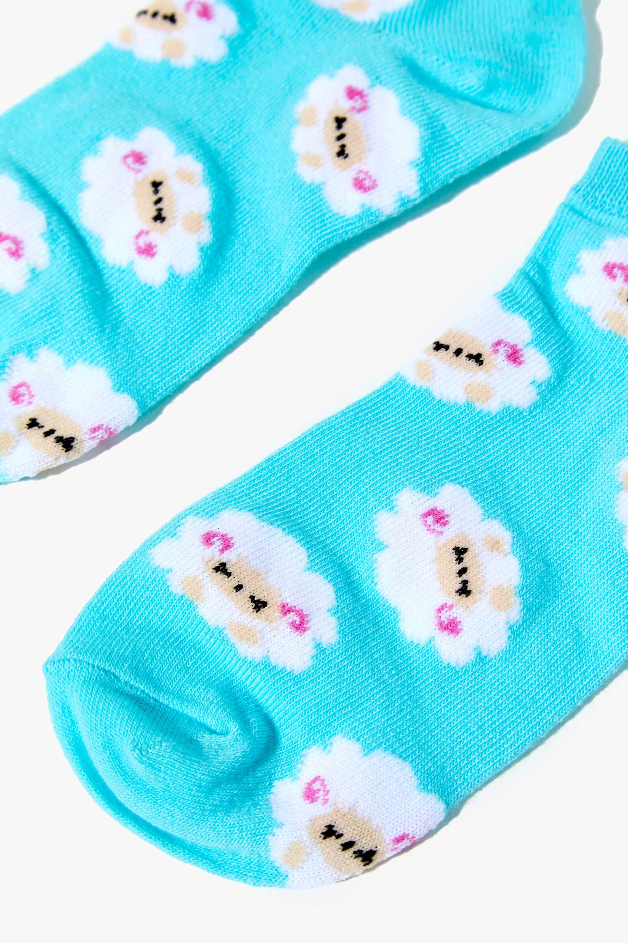 Accessories Accessories | Sheep Print Ankle Socks Blue Forever21 - DI50461