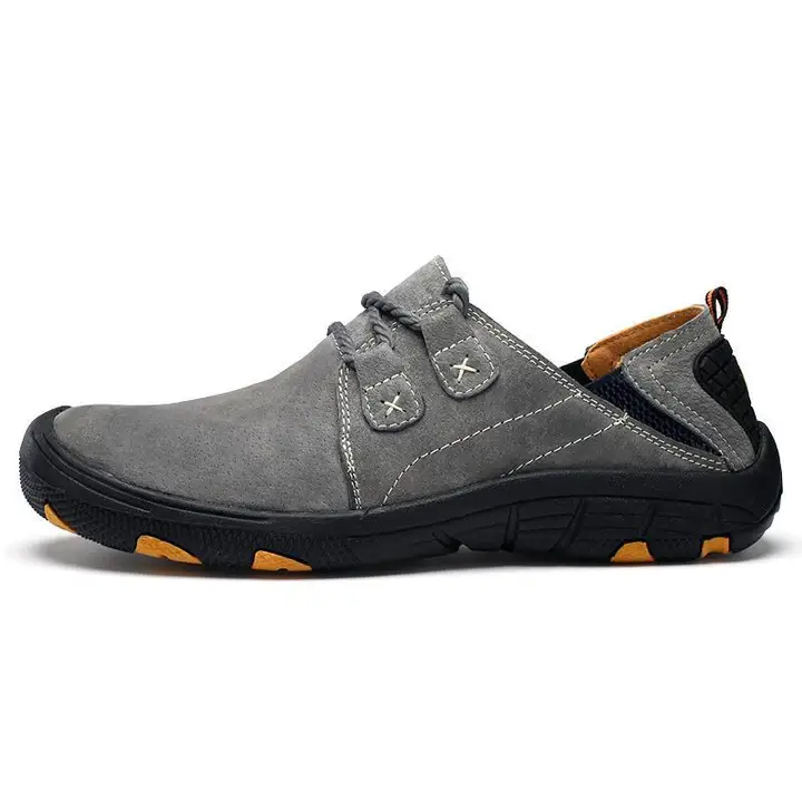 Men's Leather Slip-resistant Outdoor Casual Hiking Shoes