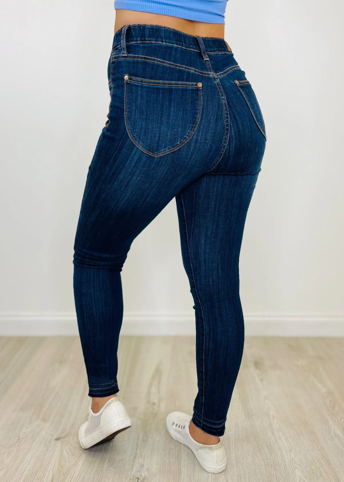 LAST DAY 70% OFF-Judy Blue Pull On Skinny Jeans (Buy 2 Free Shipping)