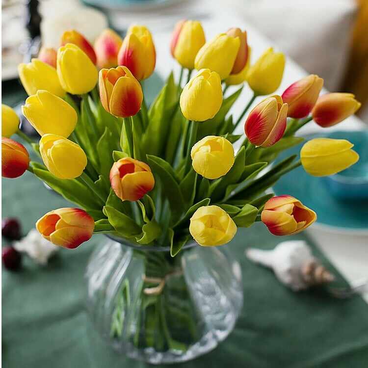 LAST Day Sale-70off-High Quality Artificial Latex Tulips