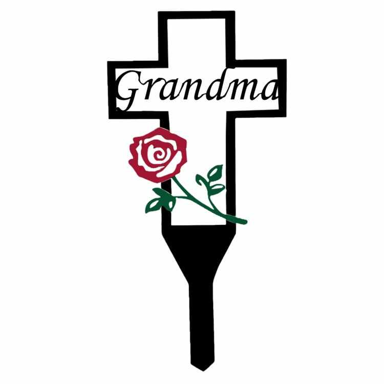 Hot Sale - Cemetery Memorial Cross Stake for Parents