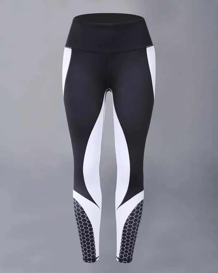 【Buy 2 Free Shipping】Colorblock Butt Lifting High Waist Sports Leggings